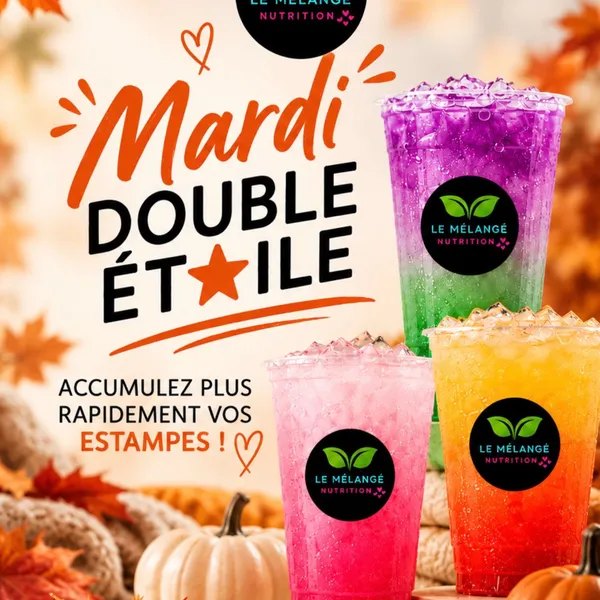 Trois thés colorés pour le mardi double étoile
