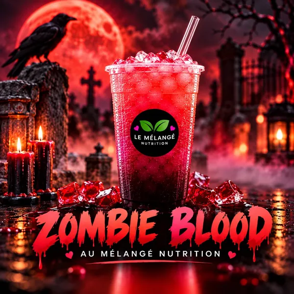 Thé Zombie Blood rouge sang, édition Halloween
