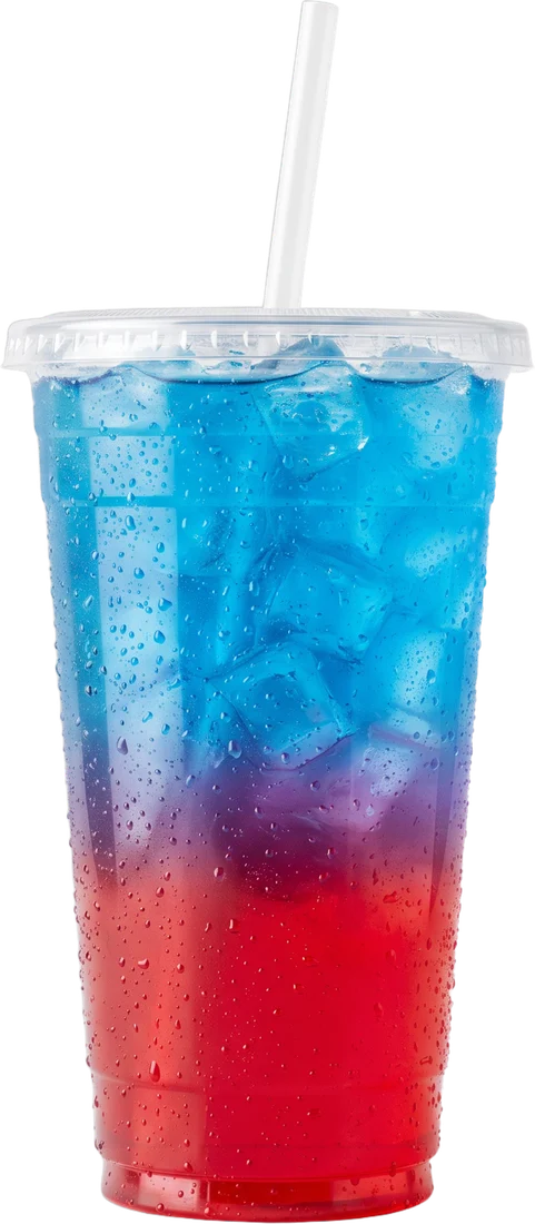 Thé Shark Attack, rouge et bleu